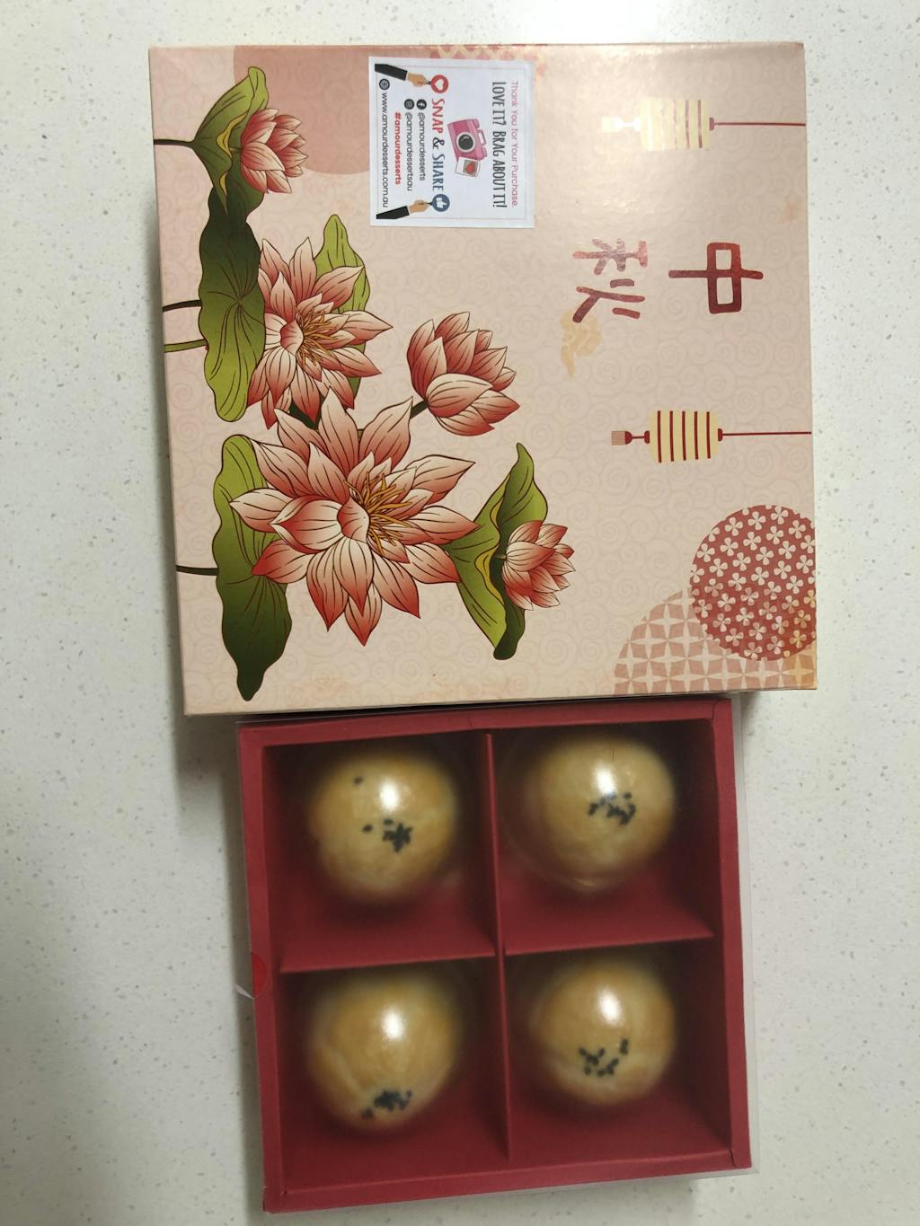 Customer photo for an Amour Desserts review
