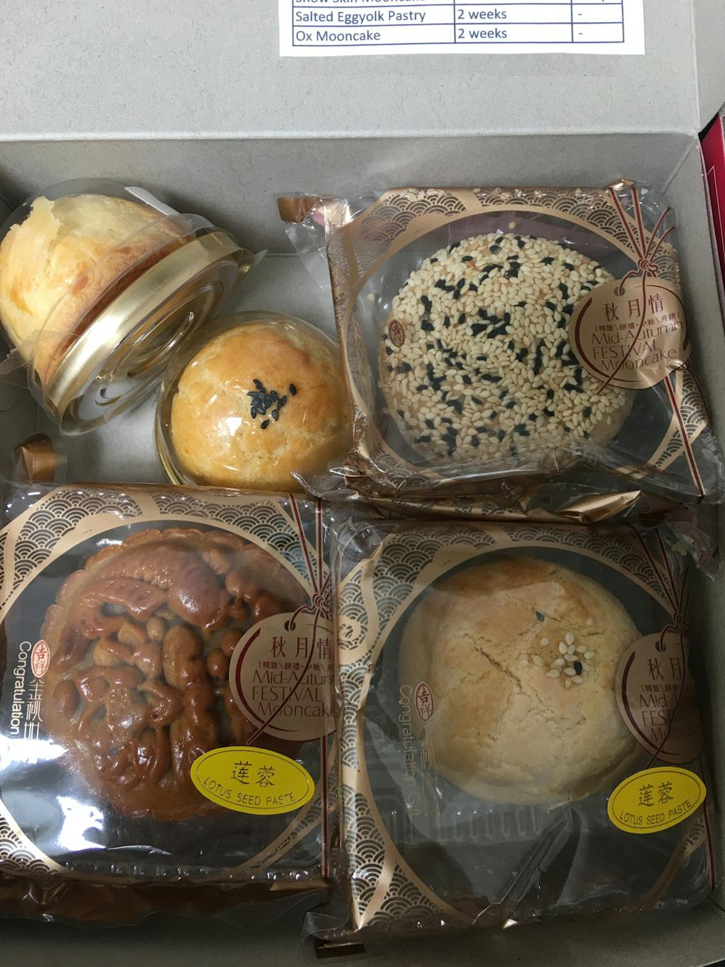 Customer photo for an Amour Desserts review